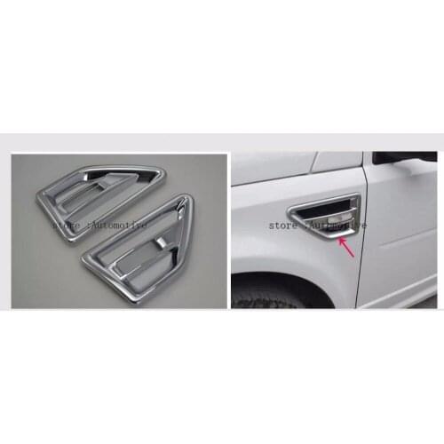 For 2006- 2012 2013 2014 2015 for Land Rover Freelander 2 LR2 Chrome Side Door Air Vent Cover Trim Frame Molding