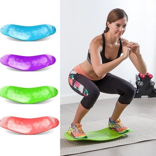 Fitness Balance Board Simple Core Workout Yoga Gym Fitness Training Prancha Abdominal Leg Training Balance Exercise Equipment