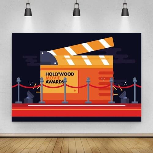 Photography backdrop Movie red carpet Hollywood birthday party background party photocall photobooth photo shoot props