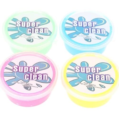 60ml New Clay Dust Keyboard Cleaner Slime Toys Cleaning Gel Car Gel Mud Putty Kit