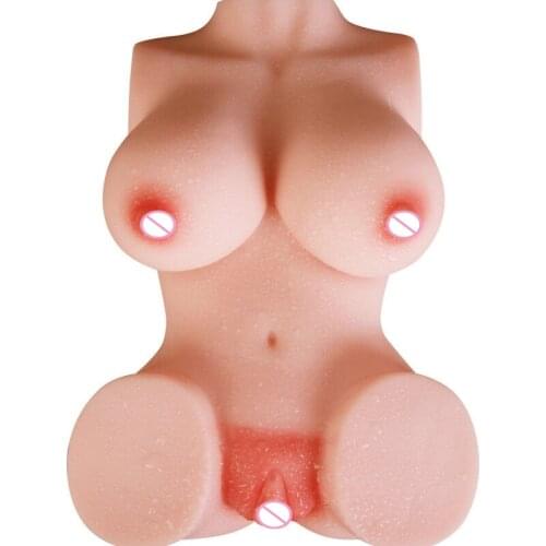 Intelligent Sex Doll Big Ass Big Breasts Rubber Vagina Love Doll TPE mini Half Body Masturbation Sexy Dolls For Men Sex Shop