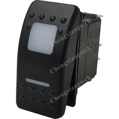 12V 20A 7Pin DPDT On Off On Manual Rocker Switch 3 Position Waterproof IP66 24V 10A for Carling ARB Toggle Switch Panel DIY