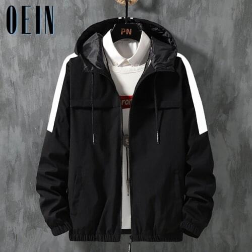 OEIN Mens Jackets and Coats Mens Bomber Jacket Autumn Jacket Men 2021 New Fashion Army Outdoors Clothes Casual Streetwear Coats