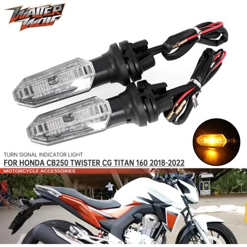 New Turn Signal Indicator Light For HONDA CB250 twister CB 250 2018-2021 2020 Motorcycle Accessories Front Rear Lamp