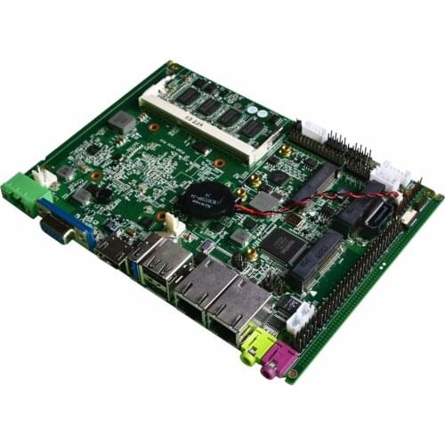 Industrial Mainboard Fanless Intel J1900 Quad Core Processor with 4Gb ram LVDS VGA display Mini ITX Motherboard