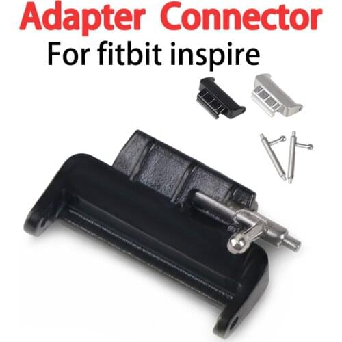 Watch Adapter Bands For Fitbit Inspire/Inspire HR Heart Fitness Straps With Metal Connector Replacement Wristband