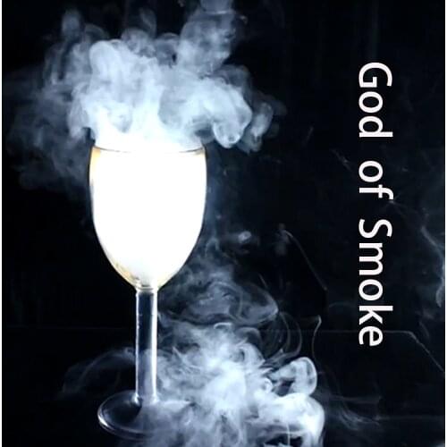 God of Smoke Magic Tricks Stage Magia Empty Cup Appearing Smoke Magie Mentalsm Gimmick Props for Professional Magicians