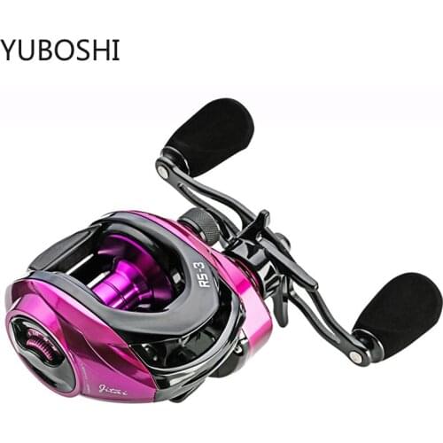 YUBOSHI NEW 4 Different Colors 7.3:1 Gear Ratio Baitcasting Reel 19LB Drag Aluminum Spool Fishing Reel