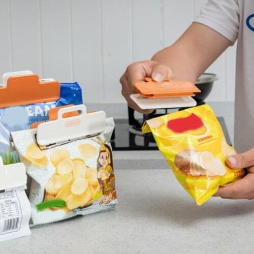 Clamp Sealer Food Bag Sealing Clip Fresh-Keeping Clamp Sealer for Food and Snack Bags Kitchen JS22