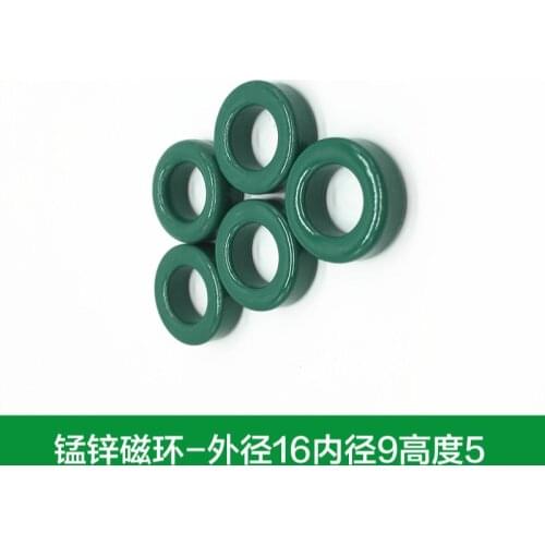 100pcs 16*9*5mm Anti-jamming Core Filter Inductor of Manganese-zinc Green Magnetic Ring Ferrite