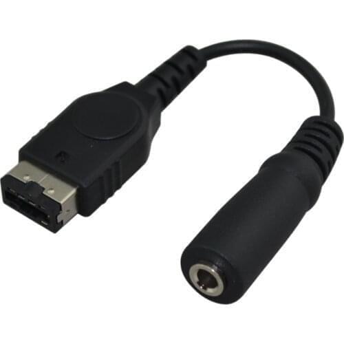 100 pcs 3.5mm Headset Converter Earphone Adapter Cable for GBA SP for GameBoy Advance SP