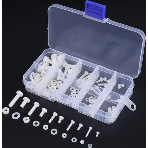 150pcs M2 M2.5 M3 M4 M5 Screws Bolts Nuts Washers Assortment Kit in Box