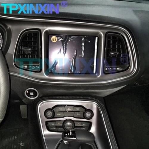 For Dodge Challenger Android 10 6+128G Carplay Car GPS Radio Navigation Headunit Multimedia DSP Player Auto Stereo Tape Recorder