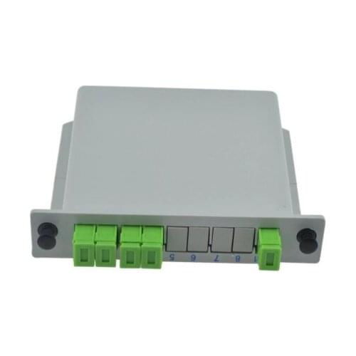 Free Shipping 10PCS/ Lot SC APC PLC 1X4 splitter Fiber Optical Box FTTH PLC Planar waveguide type Optical splitterSplitter box