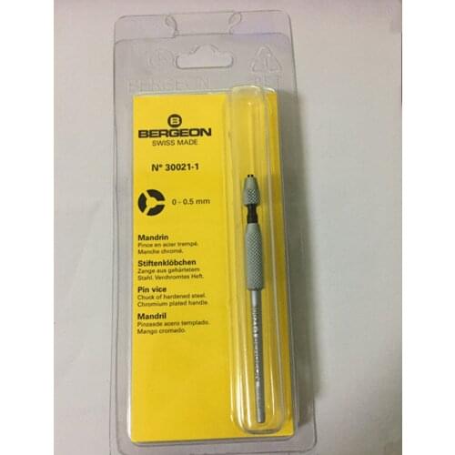BG 30021-1 Tap holder Pin vice reamer holder table for watch tools 0-0.7mm