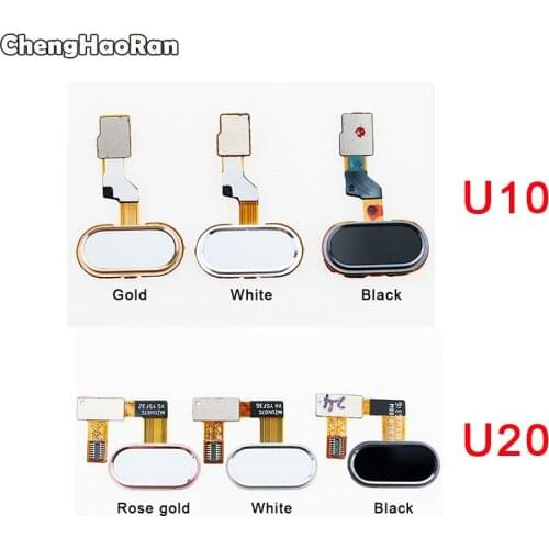 ChengHaoRan For Meizu U10 U20 FingerPrint Sensor Home Button Touch ID Return Key Flex Cable Ribbon Replacement Parts