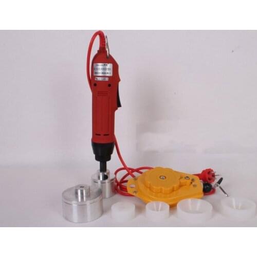 Electric capping tools equipment handheld pharmaceutical bottle capper foils jar locking machine