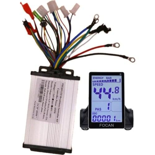 E-bike Scooter Electric Mountain Bike Bicycle Brushless controller 36V 48V 23A 450W Big Screen M6T LCD Display Instrument