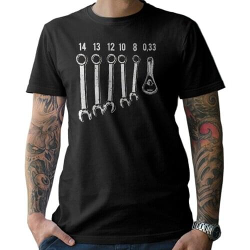 Wrench Beer Opener Screwdriver Tuning Herrentag Gift T-Shirt Summer Cotton Short Sleeve O-Neck Mens T Shirt New S-3XL