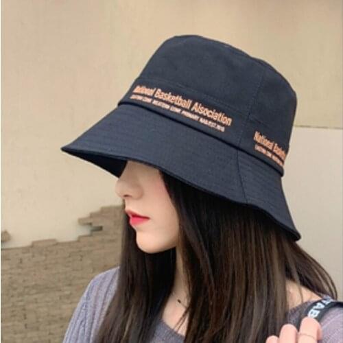Summer Fisherman Hat Mens Korean Fashion Wild Shade Bucket Hats Ladies Japanese Simple Street Personality Art Basin Cap