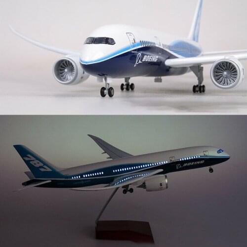 Aircrafts Collectible 1:130 Boeing B787 Airways Passanger 43CM Airplane Plane Model for Fans Collection