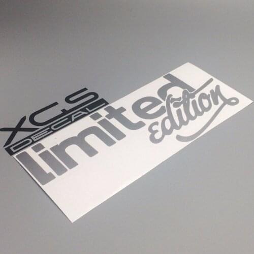 XGS DECAL Car decal JDM Limited edition 18cm x 7.5cm motorcycle car truck ebike vinyl waterproof outdoor stickers