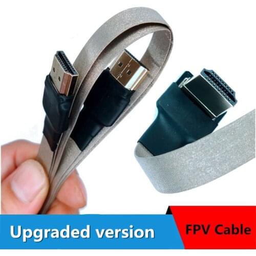 New HDMI-compatible Cable Ultralight FPV HDMI Male to Mini/Micro HDMI Female FPC 10cm 20cm 30cm 50cm for GH4 GoPro BMPCC