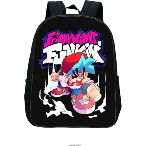 Friday Night Funkin Personalized Toddler Kids Backpack Nylon Children School Bags Boys Girls Kindergarten Backpack Kids Bookbag