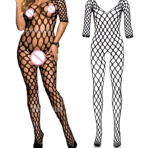 Porn Sexy Underwear Bodystockings Hot Lingerie Exotic Tight Bodysuit Baby Doll Women Fishnet Open CrotchCrotchless Teddies Mujer