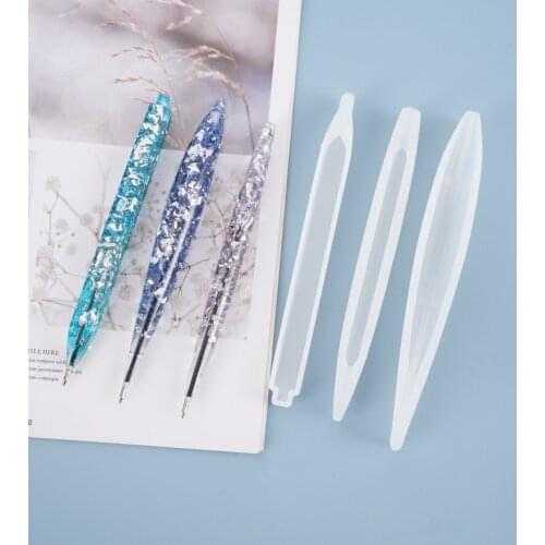 M0003 DIY Handmade Pen Silicone Mold - Epoxy Resin Pen Holder Resin Casting Mold - Penholder DIY Jewelry Making