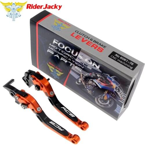 Riderjacky For KTM RC8 / R (2009-2016) 2010 2011 2012 2013 2014 2015 Motorcycle CNC Folding Extendable Brake Clutch Levers