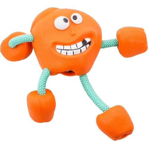 Squeaky Shouting Latex Dog Toys Rubber Ball Toys Standing Stick Animal Puppy Fetch Bite Interactive Play For Small Medium Large