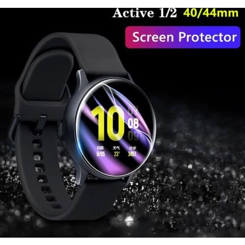 Full Protective film For Samsung Galaxy watch active 2 Screen Protector 3D HD Ultra-thin watch Active2 44mm 40mm Accessories 44