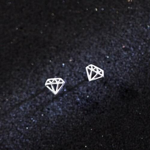 Trustdavis 100% 925 Solid Real SterlingStud Earrings Cute Style for Sweet Gift For Women Girls Kids Lady Jewelry DS1742