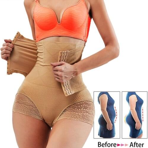 New High Waist Shaper Pants Tummy Control Panties Women Body Shape Seamless Firm Shapewear Postpartum Underwear Butt Lifter