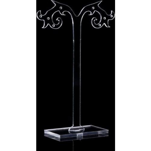 1 Set Earrings Shelf Display Rack Transparent Acrylic Showcase Jewelry Stand Holder Organizer Gifts Tree Shape Creative