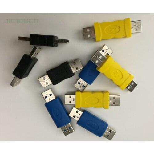 300pcs/lot USB 3.0 USB 2.0 Type A Female To Female Adapter Coupler Gender Changer Connector for PC Laptop Computer