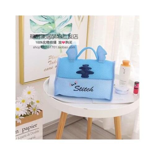 Disney Stitch Mickey Pooh StellaLou Anime Figures Cartoon Product Cosplay Accessories Storage Bag Washing Travel Unisex Gift