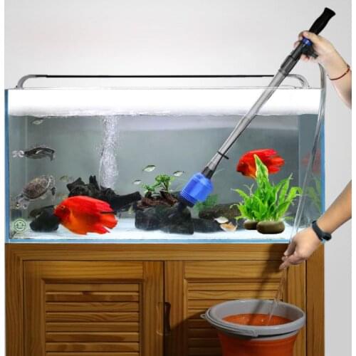 Automatic Gravel Cleaner Electric Aquarium Water Cleaner for Medium Large Tank M68E