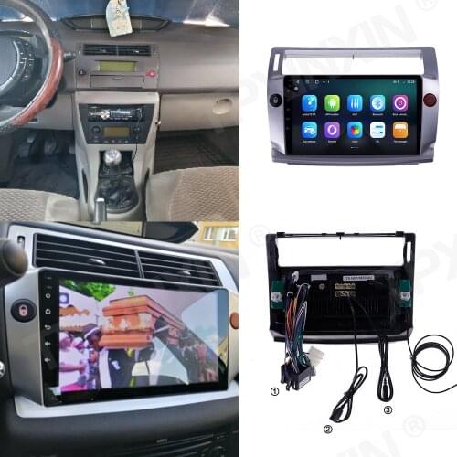 6+128 For Citroen C4 C-Triomphe C-Quatre 2004-2014 Car Gps Navigation Stereo Unit Multimedia Player Radio Tape Recorder Headunit