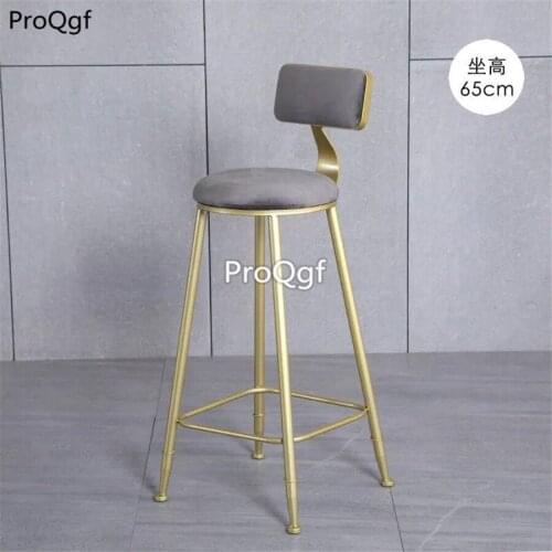 Prodgf 1 Set seat height 65cm velvet Bar Stool