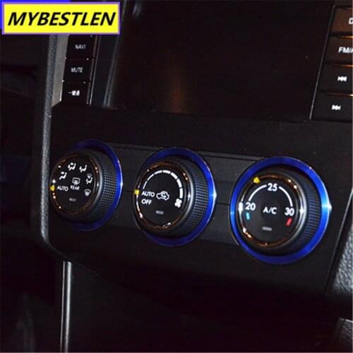 GR-SK1 case for 2013 2014 2015 Subaru Forester XV legacy Outback Luminum alloy air AC knobs car covers Switch knobs decoration