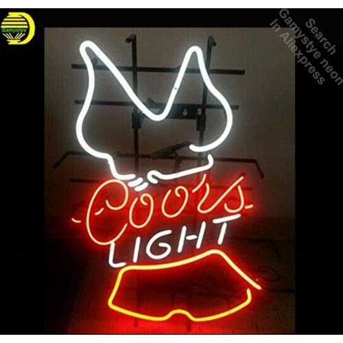 Coors Light Hooters Neon Signs Handcrafted Neon Bulb Sign Glass Tube Iconic Signs For Home Professional Neon Bulbs Decorative