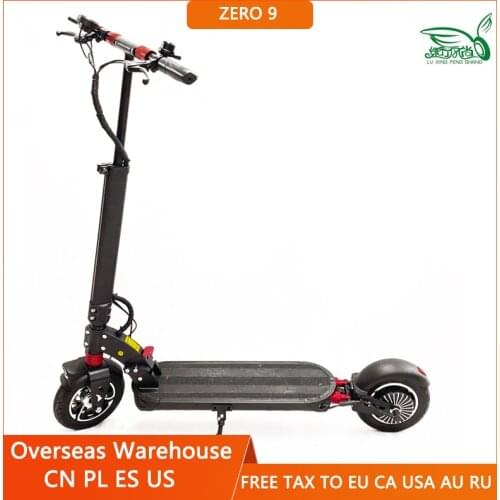 2021 Newest Zero 9 Electric Scooter Single Motor 600W 52V 13Ah LG Rear 600W Two Wheel ChicWay,GRACE Kickscooter Original