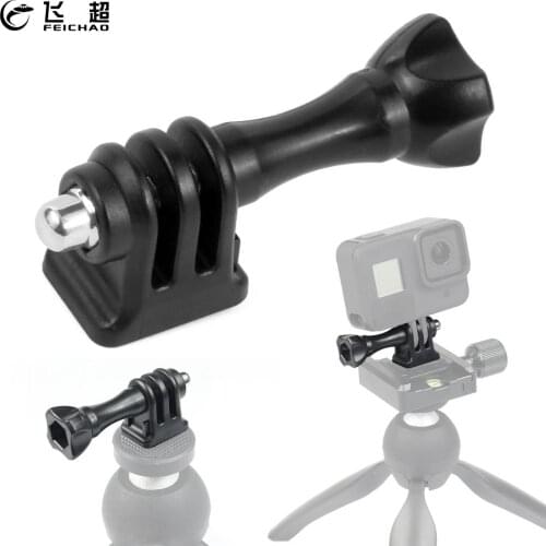 FEICHAO Camera Converter Mount Monopod Tripod Holder Adapter with Long Screw for Insta360 ONE R MINI Action Camera Accessories