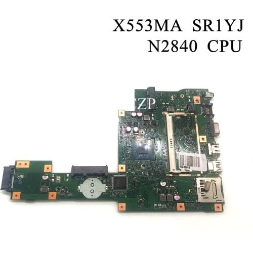 FOR ASUS X553MA Laptop motherboard X553MA with SR1YJ N2480 CPU 100% working well