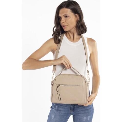 Mink Women 'S Multi-Compartment Shoulder Bag Cross Bag and Hand Bag