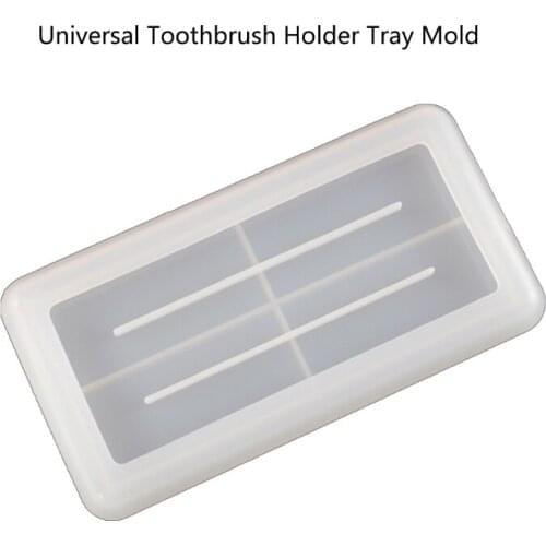 2021 New Electric Toothbrush Razor Holder Resin Mold Toothbrush Holder Trays Resin Molds