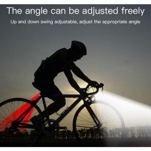 New Colorful Taillights Induction Trumpet Mountain Bike Headlights Usb Charging Road Mountain Bike Night Riding Taillight