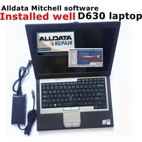 Alldata Mit/chell Software Auto-Repair Data installed well on Laptop D630 4g Alldata 10.53 mit//chell OD 2015V Ready to work